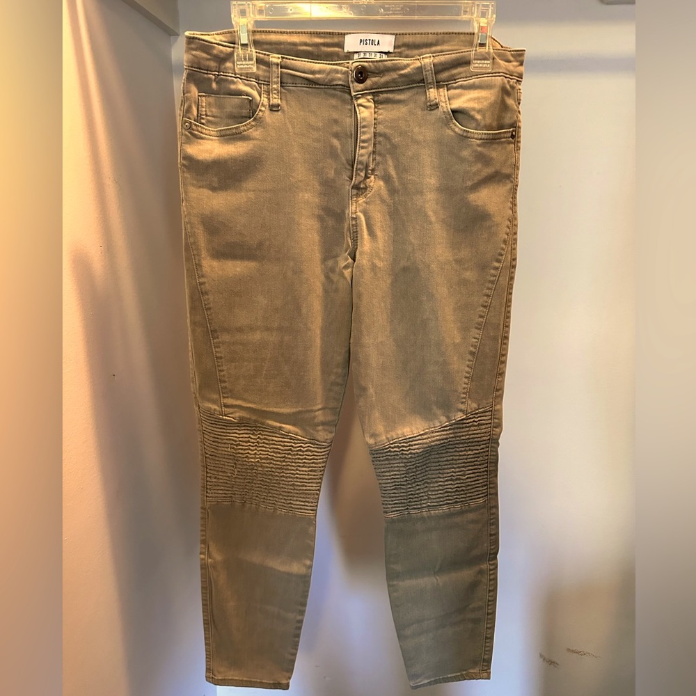 Pistola Olive Green Moto Skinny